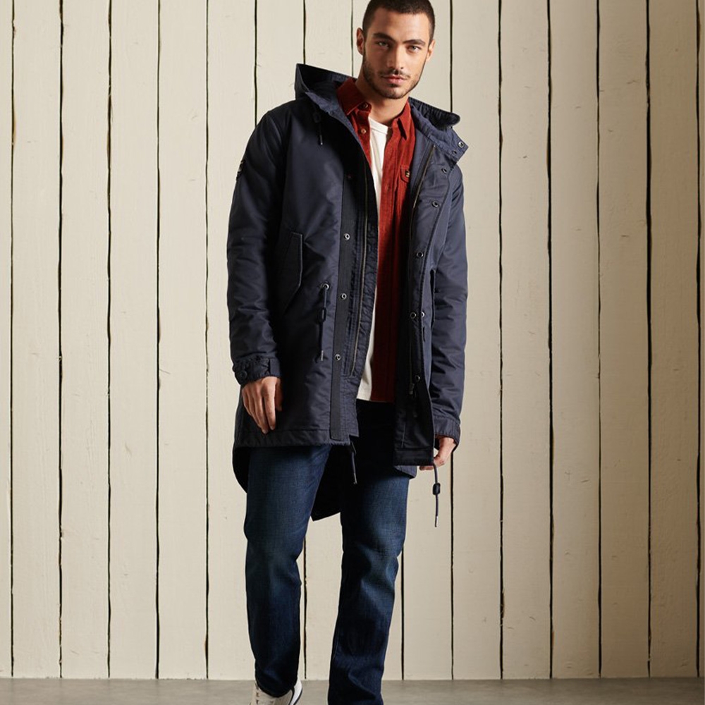 Military parka store jacket superdry