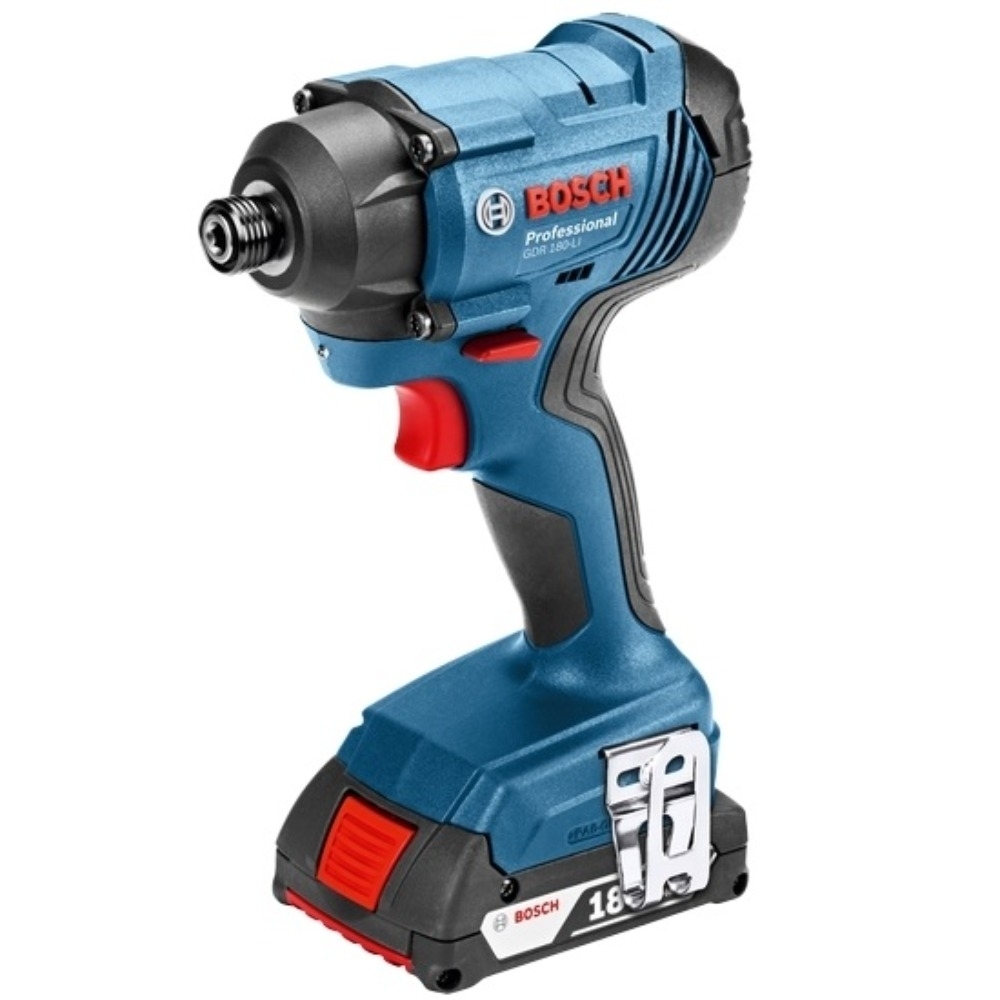 BOSCH 18V 鋰電衝擊起子機套裝組 GDR 180-LI (4.0Ah x 2)