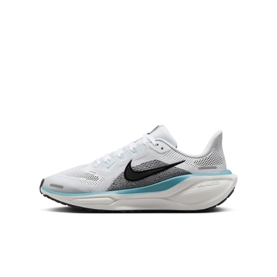 NIKE AIR ZOOM PEGASUS 41 (GS) 男女大童慢跑鞋-白藍黑-FN5041103