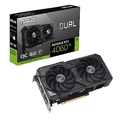 ASUS華碩 DUAL-RTX4060TI-O8G 顯示卡 RTX 4060 TI