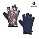 韓國BLACK YAK 涼感透氣半指手套[紫色/黑色] 運動 休閒 手套 可登山杖搭配 中性款 BYAB1WAN02 product thumbnail 1
