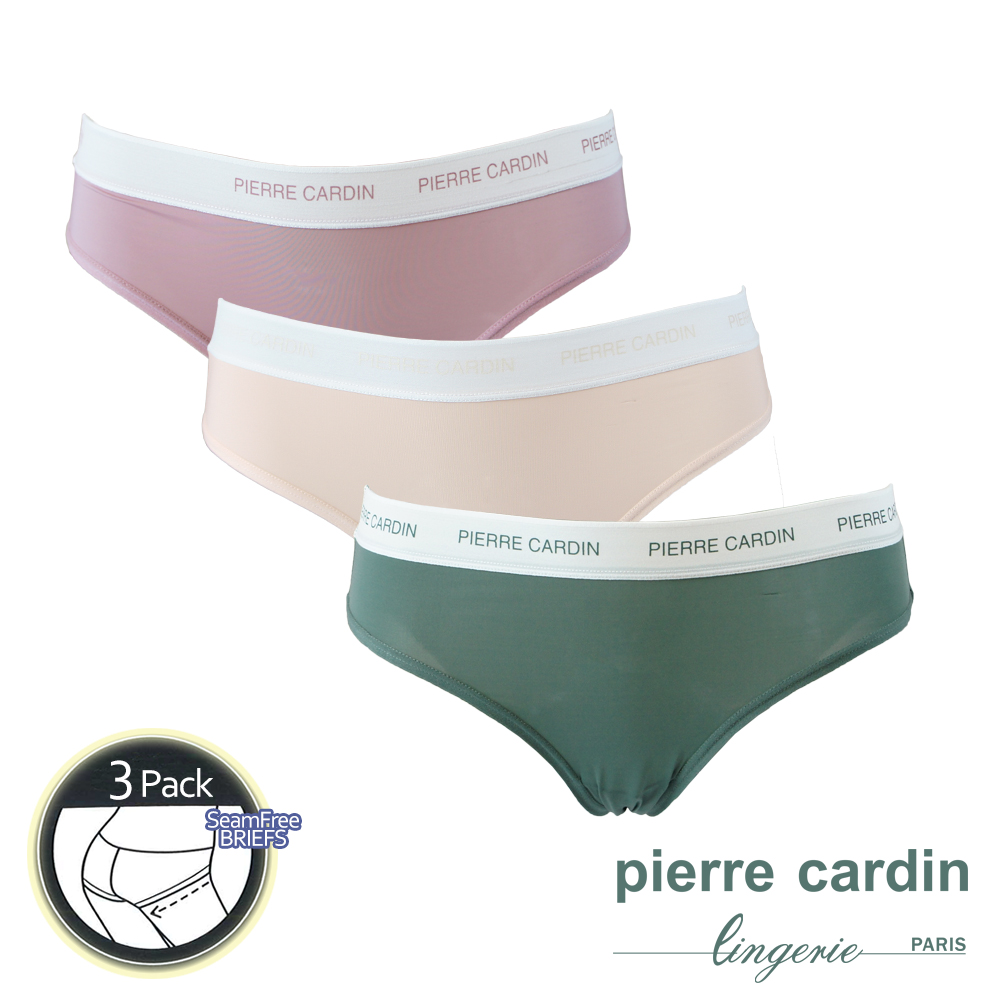 Pierre cardin 皮爾卡登情人節送禮女性內衣 時尚系列 舒適三角褲(3件組)