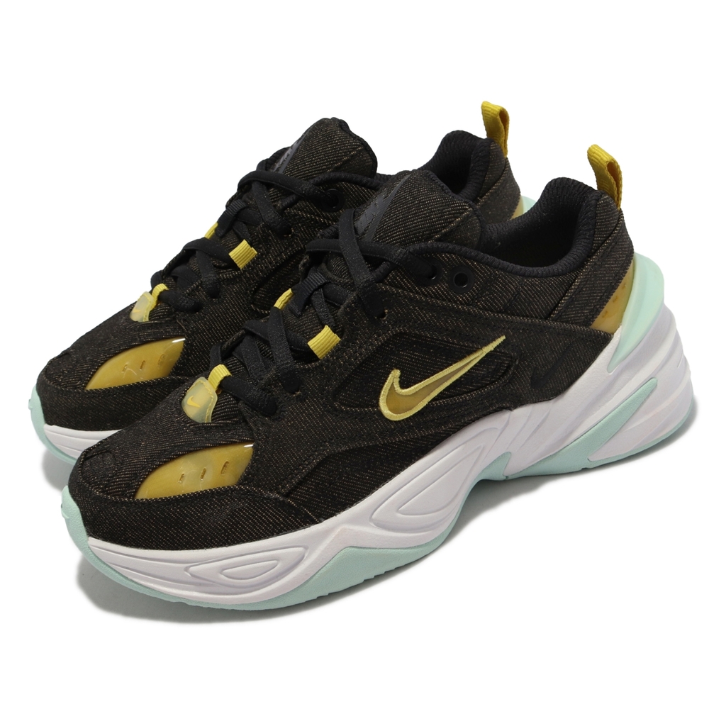 Nike 休閒鞋 M2K Tekno LX 女鞋 經典款 老爹鞋 舒適 厚底 穿搭 單寧布 黑 白 BV0970-001