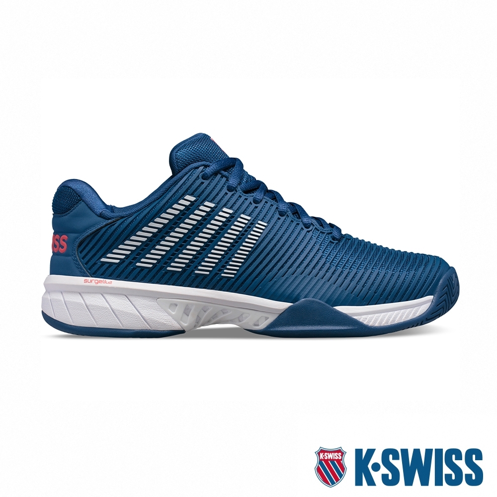 K-SWISS Hypercourt Express 2透氣輕量網球鞋-男-藍/白