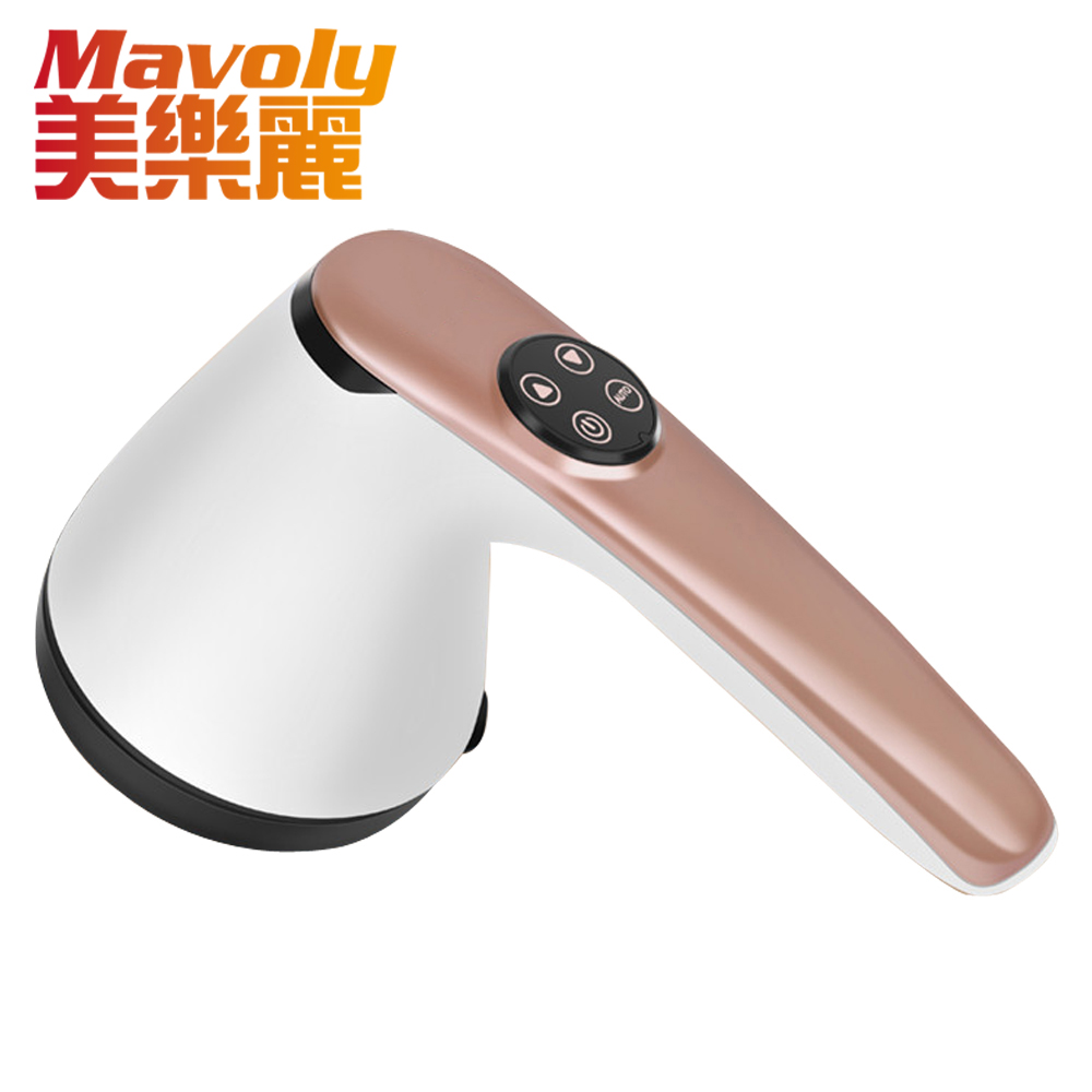 Mavoly 美樂麗 第二代 充電式無線款 熱敷震動按摩器可換按摩頭 SC-19