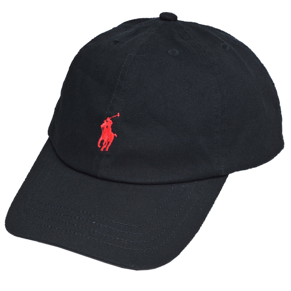 POLO RALPH LAUREN 品牌小馬刺繡LOGO棒球帽(黑) | 精品服飾/鞋子