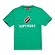 SUPERDRY 男裝 短Tee CODE SL STACKED APQ 亮綠 product thumbnail 1