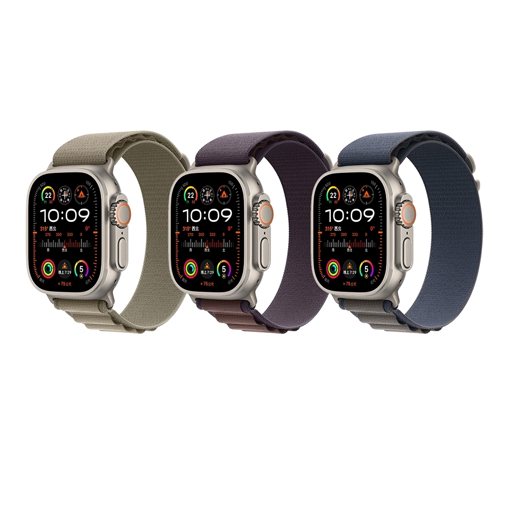 Apple Watch Ultra 2 LTE 49mm 鈦金屬錶殼配高山錶帶 M