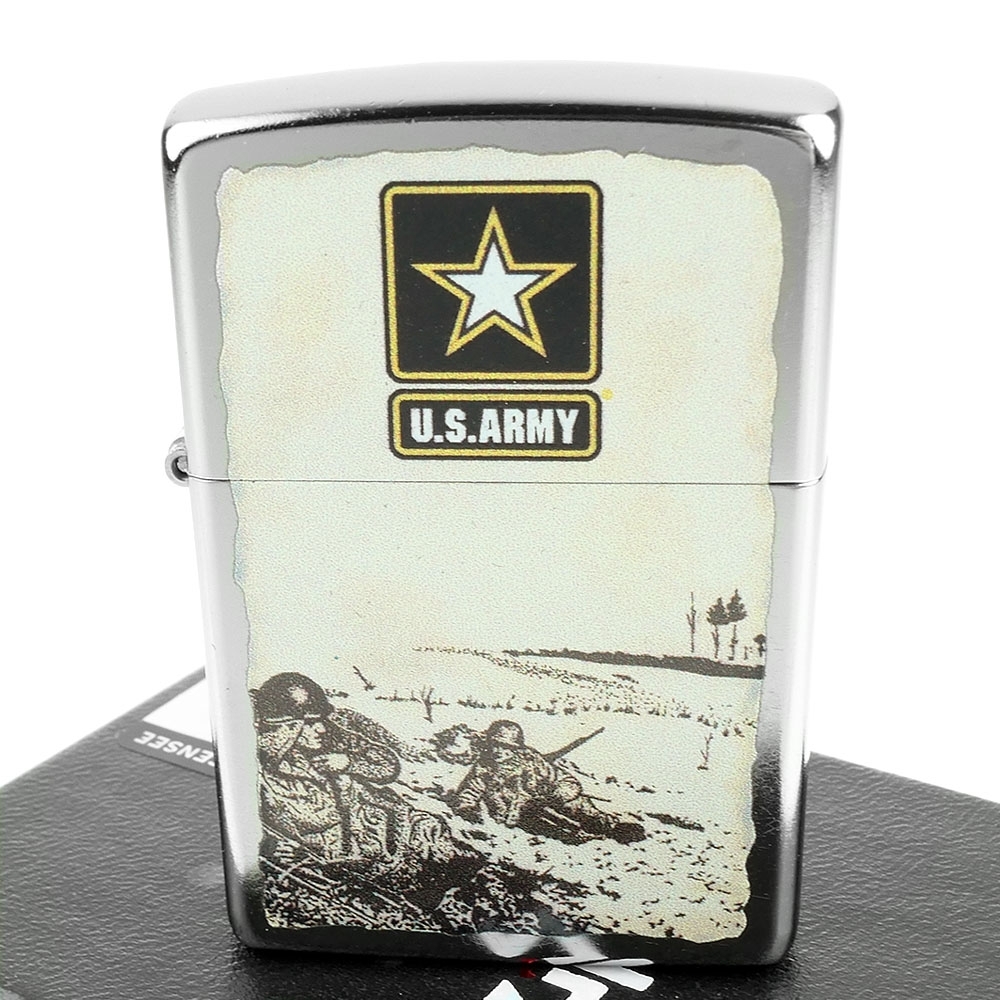 ZIPPO 美系~U.S. Army-美國陸軍圖案設計打火機