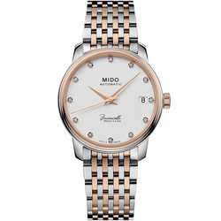 MIDO 美度 官方授權 Baroncelli 永恆系列 鑽石機械女錶 新春送禮-33mm M0272072201600