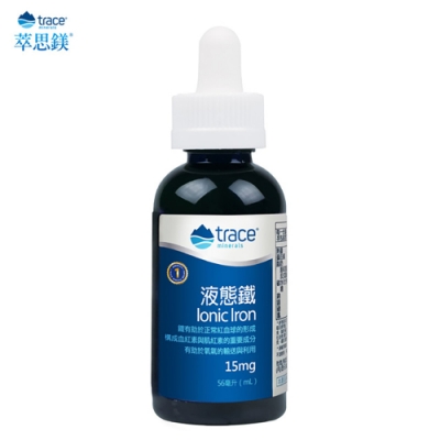 【美國萃思鎂】液態鐵(59ml)Trace Minerals