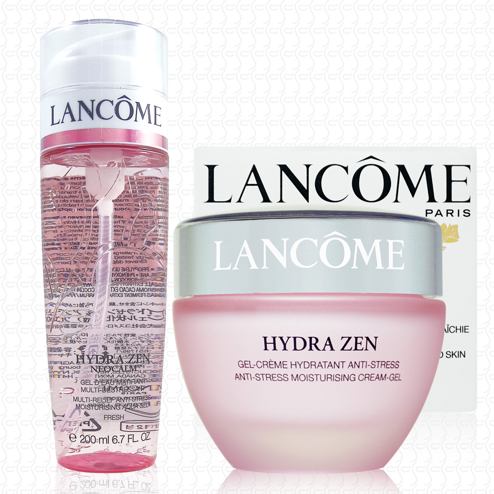 LANCOME蘭蔻 超水妍舒緩保濕凝露200ml+水凝霜50ml