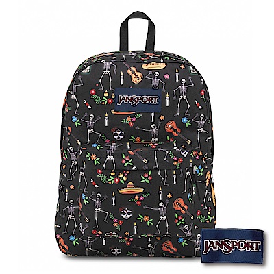 JanSport -SUPERBREAK系列校園後背包 -趣味亡靈節