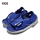 Nike 涼鞋 Sunray Adjust 5 V2 GS PS 大童 小朋友 女鞋 藍 灰 魔鬼氈 快乾 DB9562400 product thumbnail 1