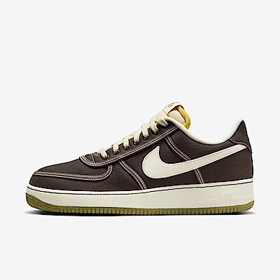 Nike Air Force 1 07 PRM CI9349-201 男 休閒鞋 運動 經典 AF1 帆布 咖啡