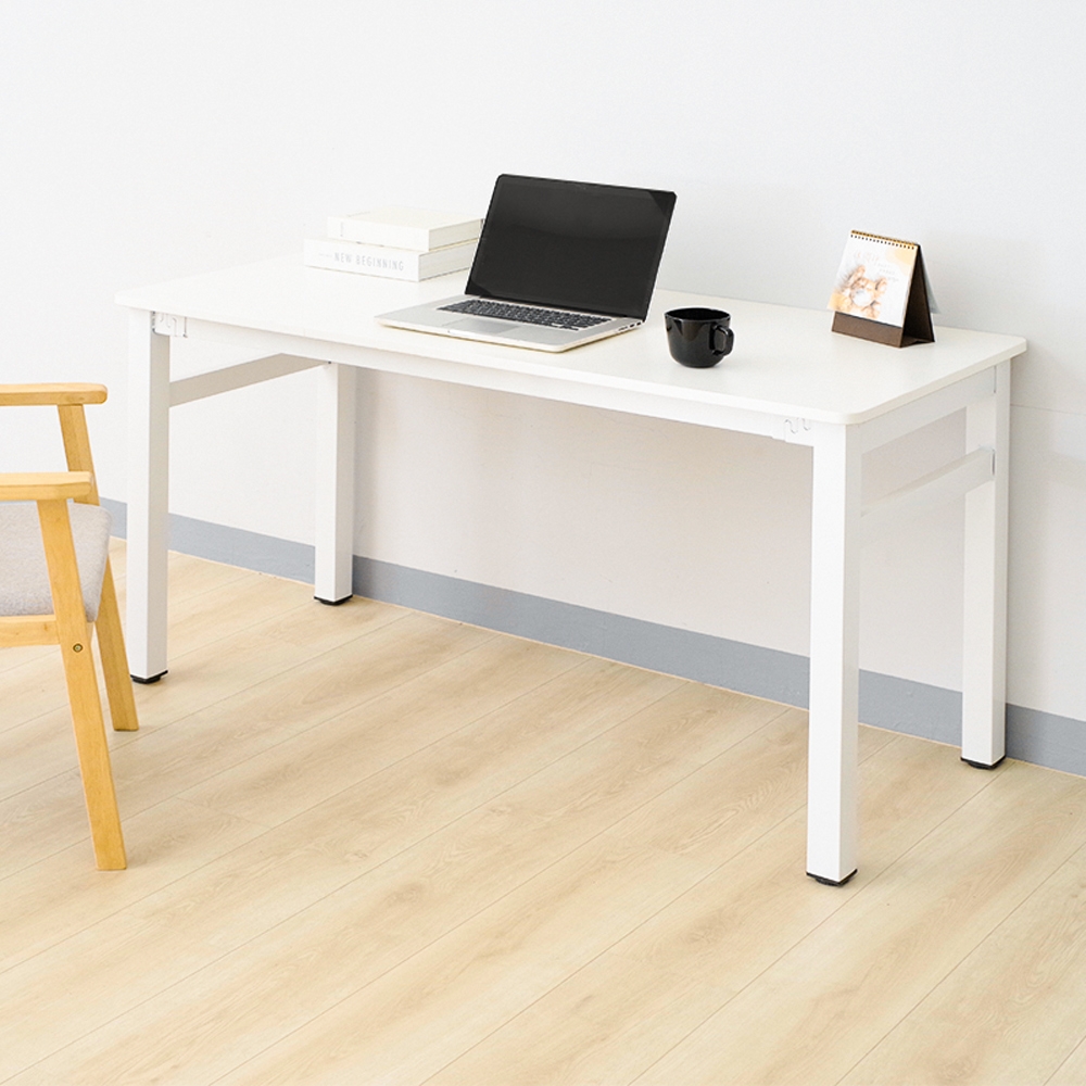HappyLife 白鋼木餐桌 電腦桌 140公分 140×60×75cm