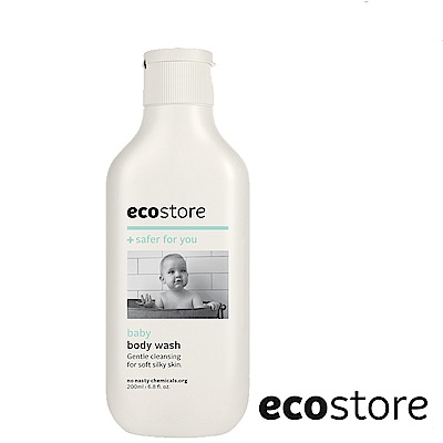 (即期品)ecostore 純淨寶寶沐浴露 200ml (到期日2019/11/01)