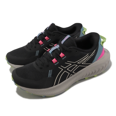 Asics 越野跑鞋 GEL-Excite Trail 2 女鞋 黑 灰 舒適 緩震 輕量 亞瑟士 1012B412001