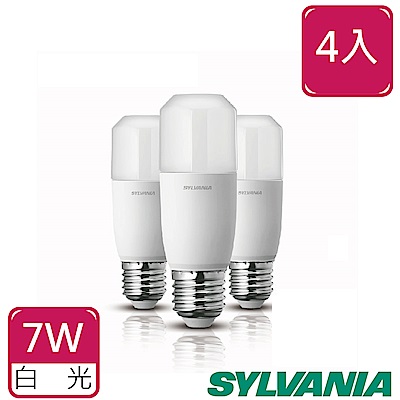 喜萬年SYLVANIA  6500K全電壓 7W LED小小冰極亮燈泡-4入白光