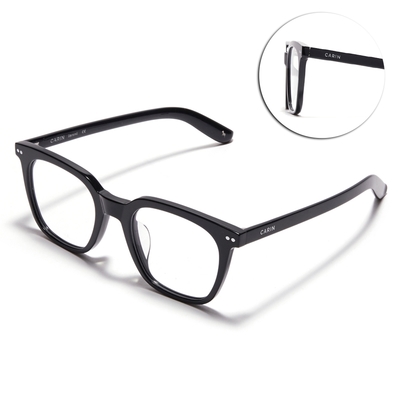 CARIN 方框膠框光學眼鏡 NewJeans代言/黑#RAMS S C1