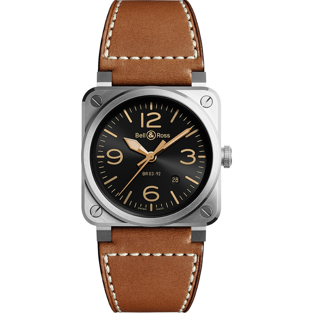 Bell & Ross BR 03-92時尚機械錶-BR0392-GH-ST/SCA/42mm