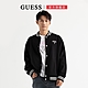 【GUESS】極簡經典問號棒球外套-黑 product thumbnail 1