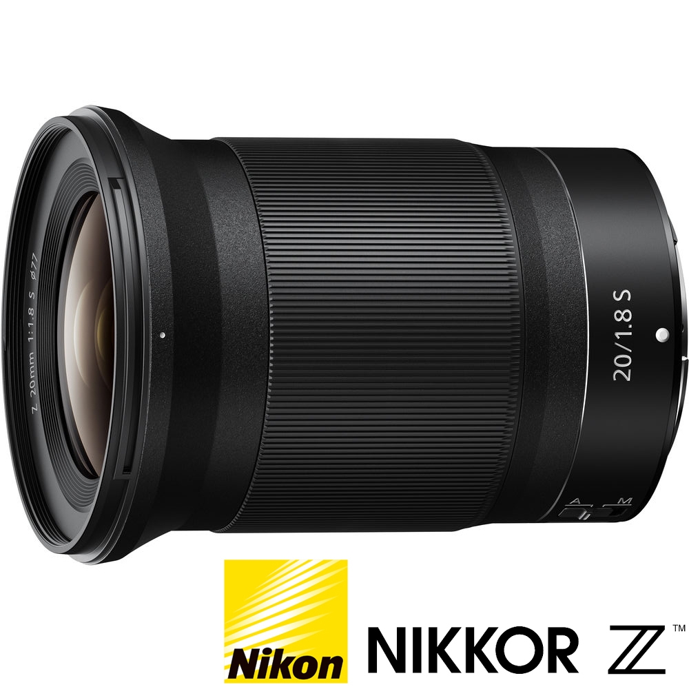 NIKON Nikkor Z 20mm F1.8 S (公司貨) 廣角大光圈人像鏡 防塵防滴 Z 系列微單眼鏡頭