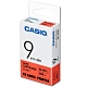 CASIO 標籤機專用色帶-9mm【共有9色】紅底黑字-XR-9RD1 product thumbnail 1