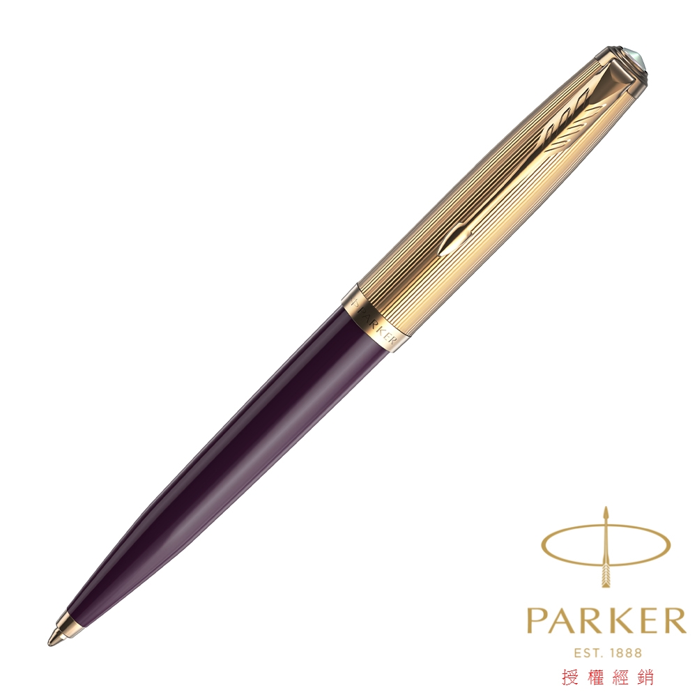 PARKER 派克 51型 金蓋紅桿 原子筆