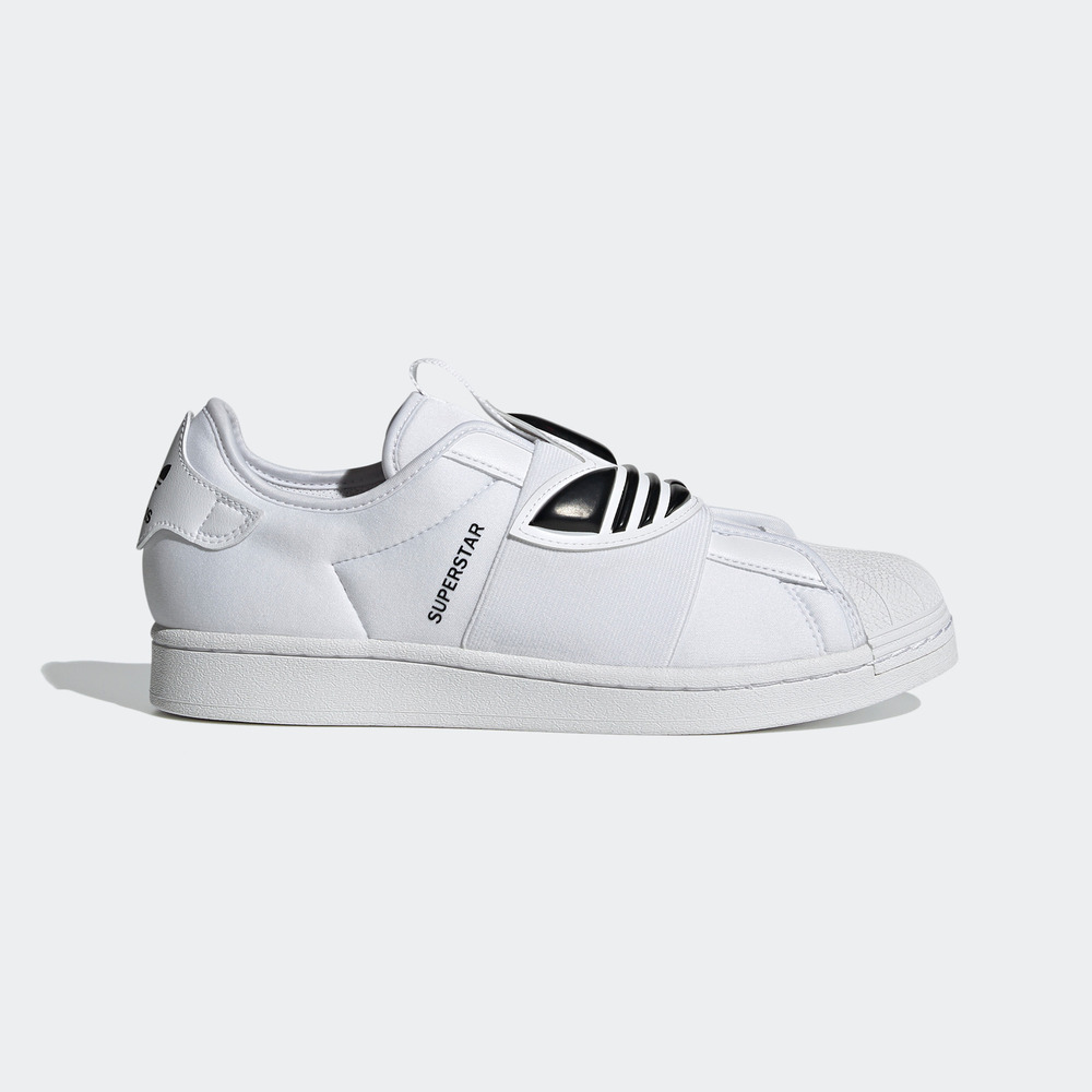 Adidas Superstar Slipon [GZ8399] 女鞋 運動休閒 經典 簡約 皮革 舒適 三葉草 白 黑