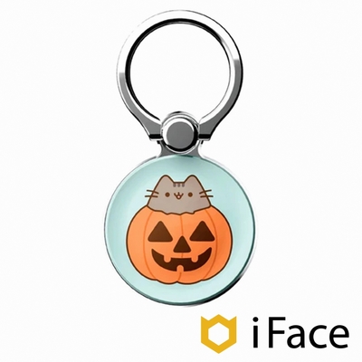 日本 iFace x Pusheen Smart Ring 胖吉貓限量聯名款手機指環 - 南瓜