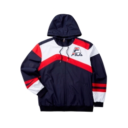 FILA #LINEA ITALIA 平織外套-丈青 1JKT-5414-NV