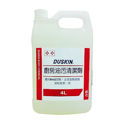 日本DUSKIN 廚房油污清潔劑4L