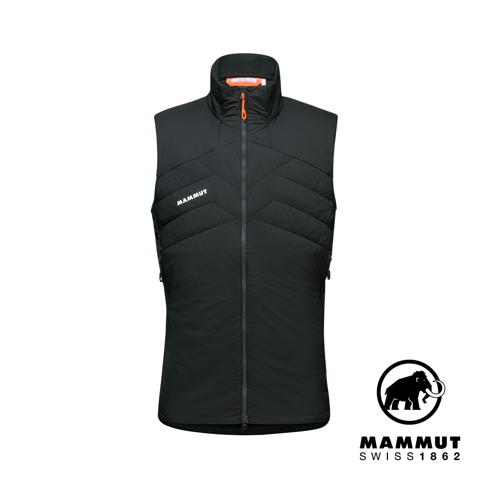 【Mammut 長毛象】 Rime Light IN Flex Vest 輕量機能化纖立領背心 黑/幻影黑 男款 #1013-02170