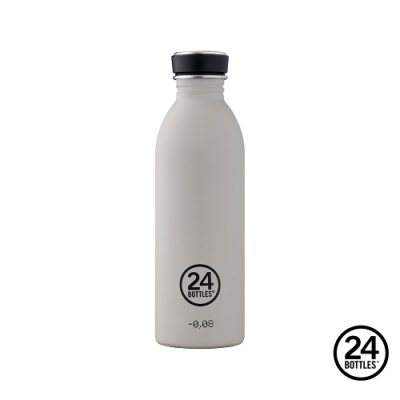 【義大利 24Bottles】高耐磨輕量冷水瓶 500ml - 淡雅藕