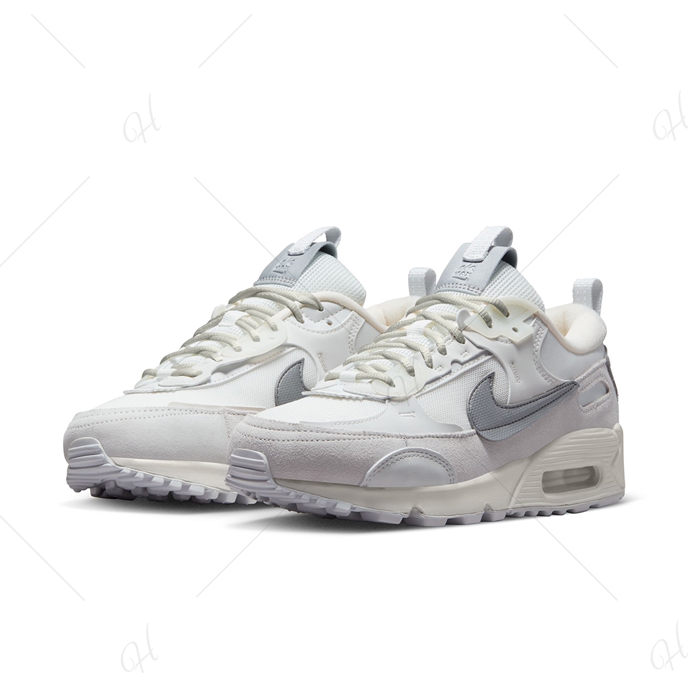 NIKE 慢跑鞋 運動鞋 氣墊 緩震 女鞋 白 FB1877110 W AIR MAX 90 FUTURA