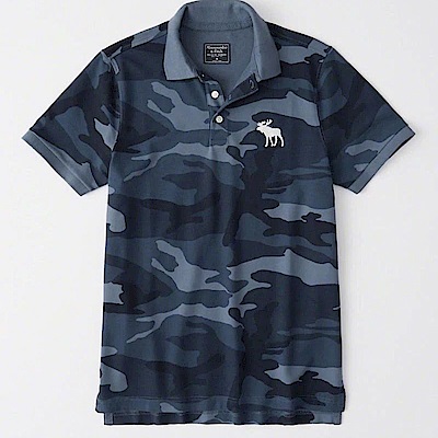 AF a&f Abercrombie & Fitch POLO 藍色 0978