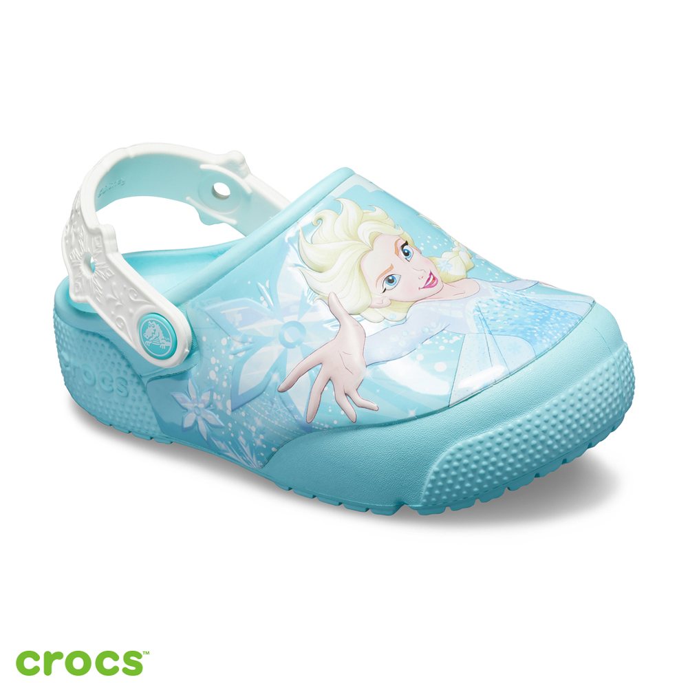 Crocs 卡駱馳 (童鞋) 冰雪奇緣艾莎酷閃小克駱格-205495-4O9