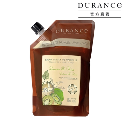 DURANCE朵昂思 精油馬賽液態皂補充包500ml-馬鞭草奇異果-公司貨