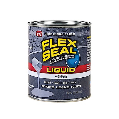 美國FLEX SEAL LIQUID萬用止漏膠(水泥灰/大桶裝)