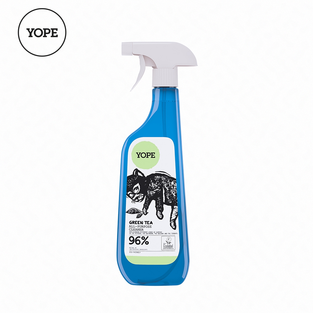 YOPE 綠茶香氛植萃萬用清潔劑 750ML