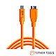 Tether Tools CUC3315-ORG Pro傳輸線USB-C 轉 product thumbnail 1