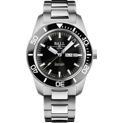BALL 波爾 ENGINEER Master II 系列 天文台認證潛水陶瓷機械腕錶 送禮推薦-42mm DM3308A-SCJ-BK