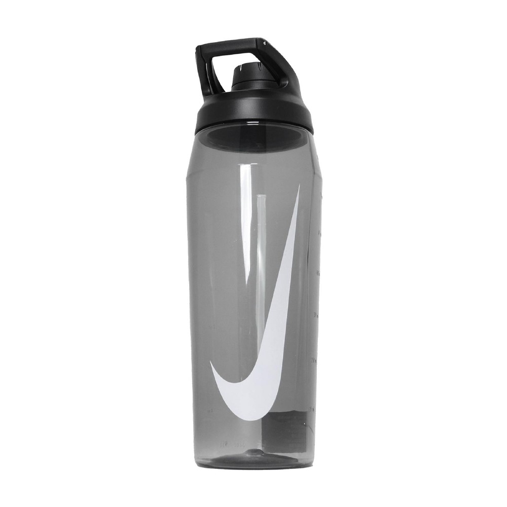 Nike 水壺 Hypercharge Chug 轉蓋 防漏水 健身 重訓 單車 上學 黑 白 N100062302532