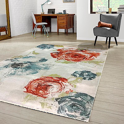 范登伯格 - 歐斯特 現代地毯 - 花朵 (160 x 230cm)