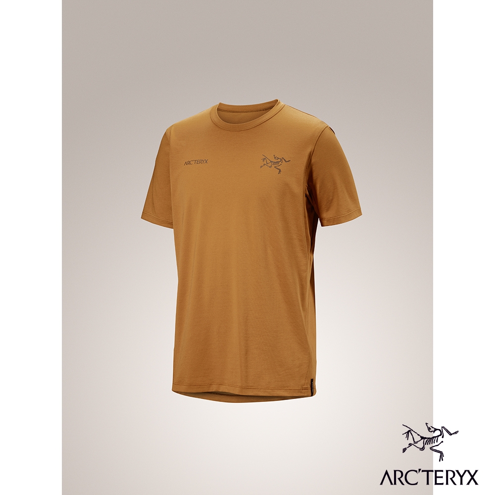 Arcteryx 始祖鳥 男 Captive Logo 短袖圓領衫 育空褐