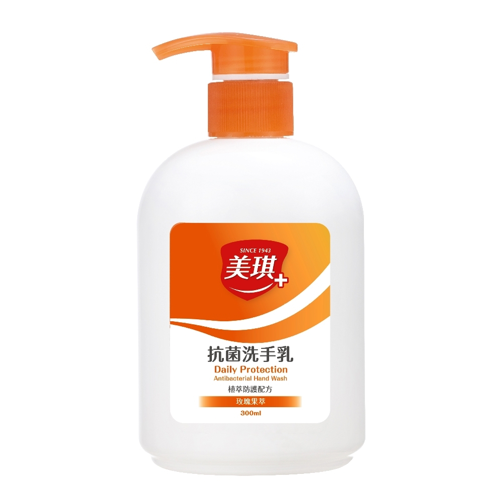 美琪 抗菌洗手乳300ml 玫瑰果萃