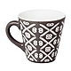 《EXCELSA》Etnika新骨瓷濃縮咖啡杯(灰棕圖騰80ml) | 義式咖啡杯 午茶杯 product thumbnail 1