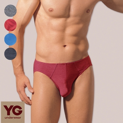 【YG】萊卡彈性機能新潮褲(三件組)-暗紅