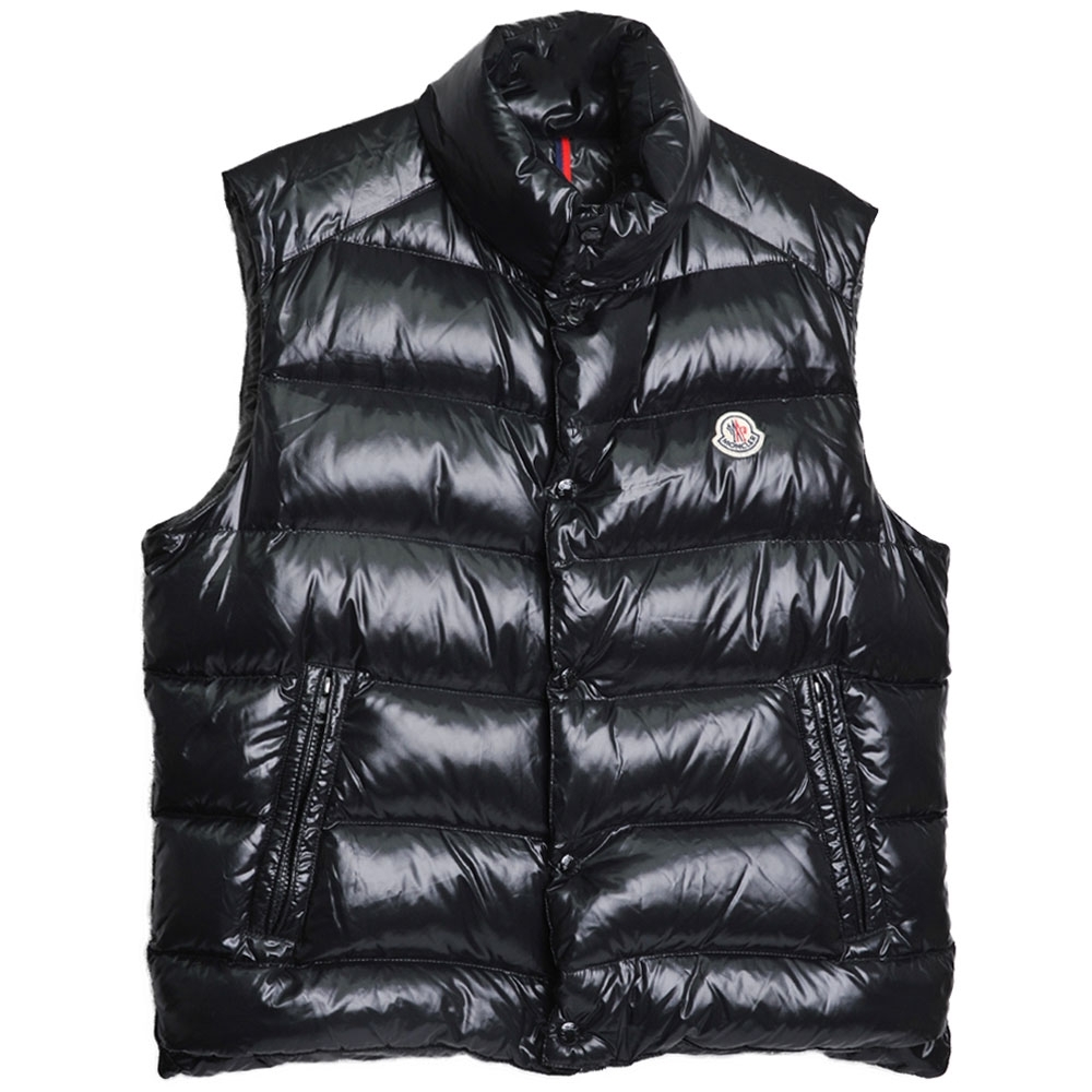 MONCLER TIB 系列經典厚羽絨車縫立領拉鍊背心(3號/男款)